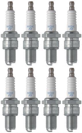 Set of 8 NGK Standard Spark Plugs for ski-Doo EVEREST LC 1979-1978 Engine 444cc