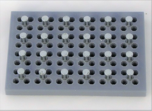 Separador de cuentas magnético 96 pozos soporte rack placa PCR tubo de tira de 0,2 ml - Imagen 1 de 10