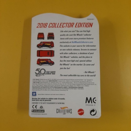 [Factory Sealed] CUSTOM GMC PANEL VAN Hot Wheels 2018 Collector Mail In RARE - Bild 5 von 7