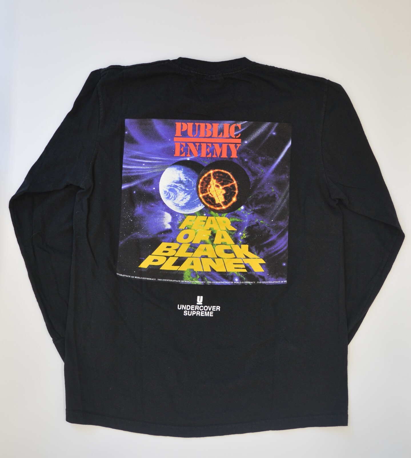Supreme Undercover /Public Enemy Counterattack On World Supremacy Tee - SZ S