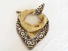 High Quality 100% Organic Cotton Bandana - Natural Color Large 21"x21 Headband