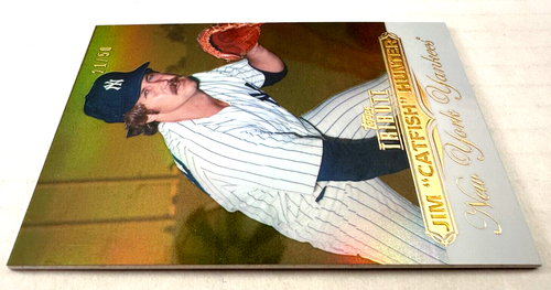 Catfish Hunter 2011 Topps Tribute #40 Gold #'d 21/50 HOF - Athletics, NY Yankees - Picture 3 of 5