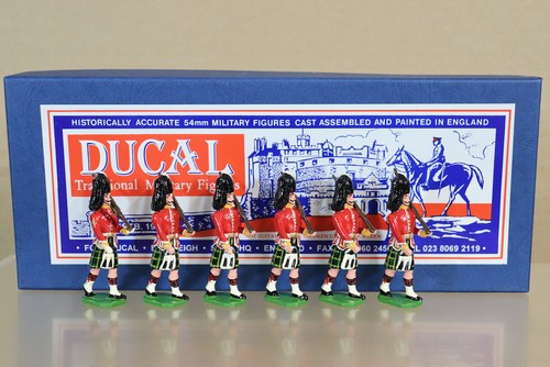 DUCAL The GORDON HIGHLANDERS SERGEANT & 5 PRIVATES TROOPING the COLOUR 95oa - 第 1/7 張圖片