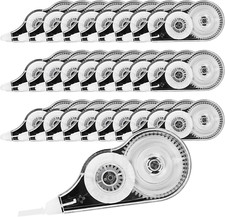 36 Pack White Out Correction Tape, 39 Feet Each Whiteout Tape Easy to Use Applic