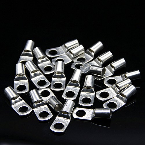 20Pcs Wire Ring Terminal Copper 4 AWG Gauge Connectors Car Audio Terminals 5/16" - Picture 4 of 4