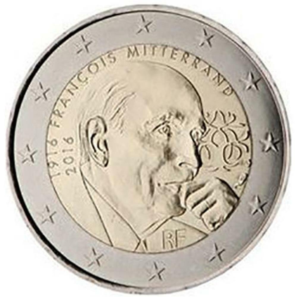 Piece Mitterrand 2 Euros 2016 Francia 2016 Francois Mitterrand | eBay