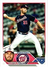 2023 Topps #80 Tanner Rainey Washington Nationals