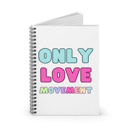 Cuaderno en espiral OnlyLove Movement - Línea reglada - Imagen 3 de 5