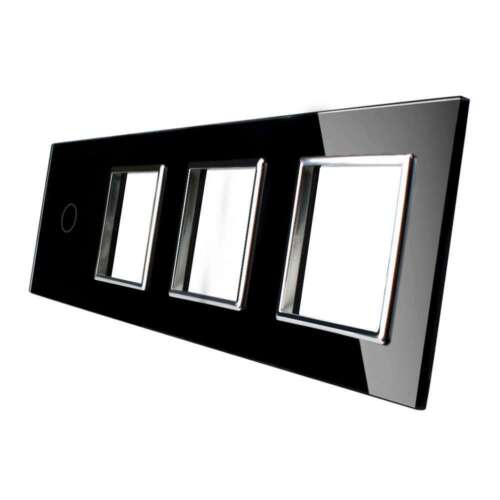LIVOLO LICHTSCHALTER STECKDOSEN WECHSELSCHALTER DIMMER GLASRAHMEN SCHWARZ - Bild 115 von 297