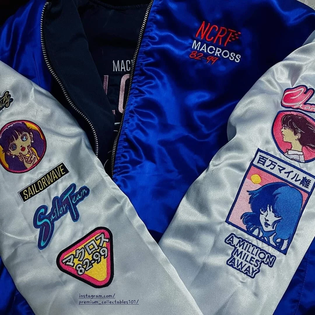 Macross 82-99 Reversible Bomber Anime Racing Jacket 2XL NRCT Sailor Moon  NEW! | eBay
