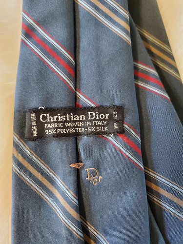 Vintage Menge 8 Krawatten Krawatten ""Christian Dior, Van Heusen, Manhattan usw. - Bild 8 von 22