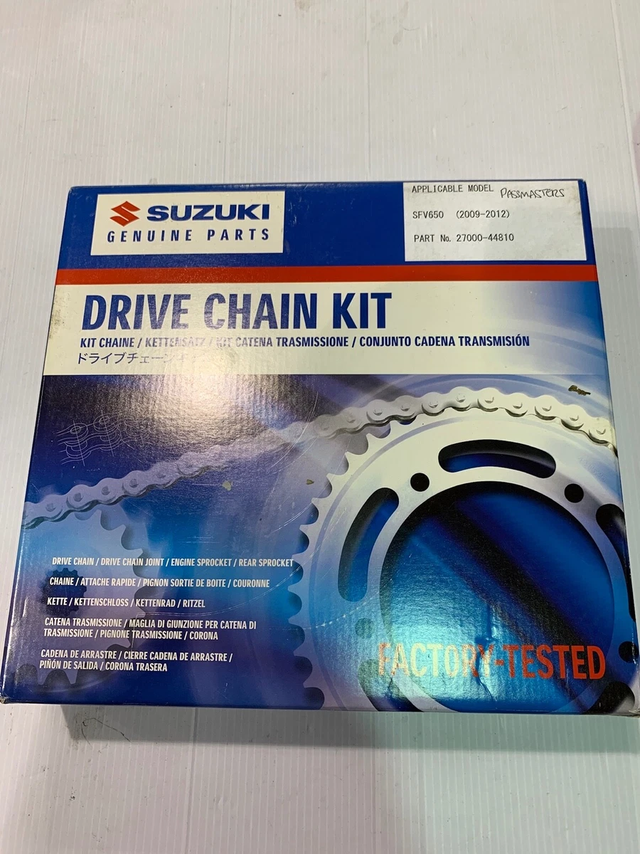 NEW GENUINE SUZUKI SFV650 GLADIUS CHAIN AND SPROCKET KIT 27000