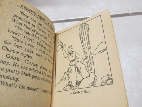 Chester Gump At Silver Creek Ranch Big Little Book Western Cocomalt Giveaway Bbb - Picture 5 of 7