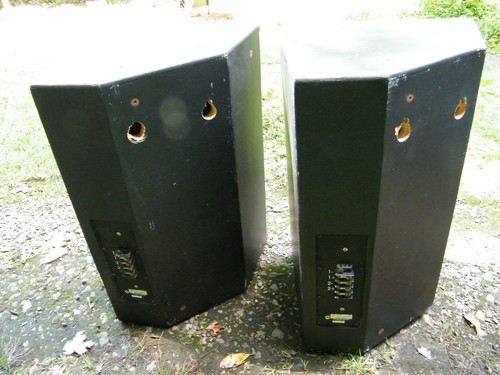 Pair of Renkus Heinz TRC 121/9 Professional Speakers 700 W Sold AS-IS Can't Test - Picture 3 of 9