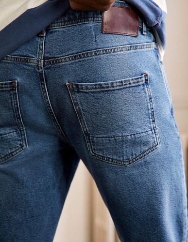 Jeans BODEN MEN Pierna Ajustada Denim Enjuague Ligero PVP £70 TALLA W44/L34 NUEVO - Imagen 4 de 5