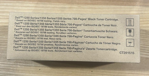 VERSIEGELT Dell 4R4G5 1250 1350 1355 Serie SCHWARZ Tonerkassette 700 Seiten CT201515 - Bild 4 von 4