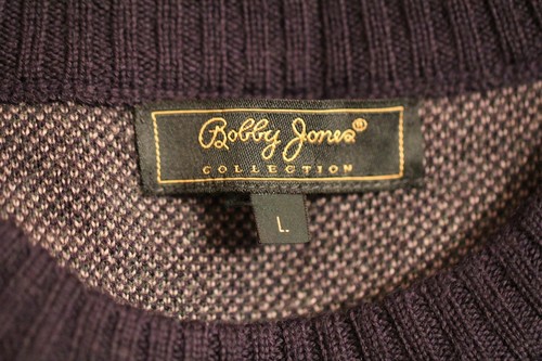 Bobby Jones 100% Merino Wool Mens Golfer Sweater Large L - Picture 4 of 5
