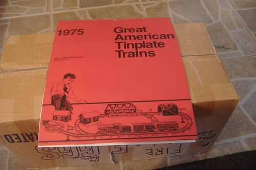 GRANES TRENES AMERICANOS DE HOJALATA ~ CALENDARIO 1975 ~ Iron Horse Hobby Shop Pittsburgh PA - Imagen 1 de 9