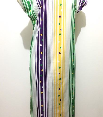 CULT VINTAGE '80 Abito Vestito Donna Cotone Pois Woman Cotton Dress Sz.L - 46 - Imagen 3 de 4