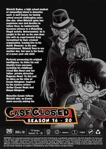 DVD Detective Conan CASE CLOSED Season 16-20 English Sub All Region FREESHIP - Foto 2 di 5