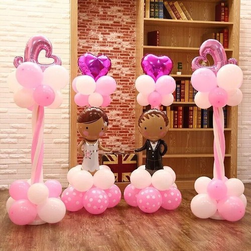 2Set Balloon Stand Arch Kit, Column Base Frame Kit Wedding Birthday Party DIY UK - Picture 2 of 11
