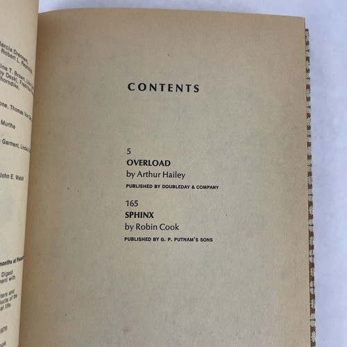 Best Sellers from Readers Digest Condensed Books - 1979 "Overload" and "Sphinx" - Picture 6 of 14