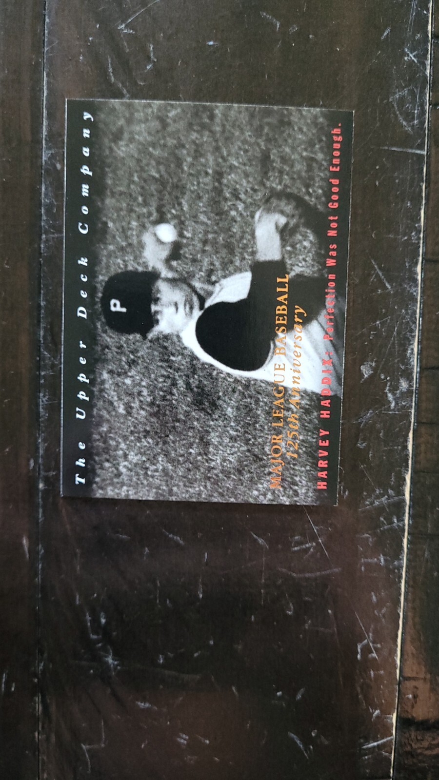 1994 UPPER DECK ALL TIME HEROES 125TH ANNIVERSARY HARVEY HADDIX