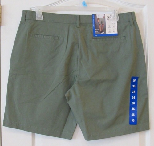 English Laundry CEO Midway flache vorne Tech Stretch kurze grüne Herren Gr. 36-40 neu mit Etikett - Bild 2 von 2