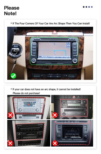2+64GB 9" Radio de coche Android 13 GPS DAB para VW Golf 5 6 Touran Polo Passat Tiguan - Imagen 2 de 14