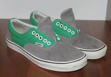 Vans Skate board green grey Shoes Sneakers Size Mens US 7 / Womens US 8.5