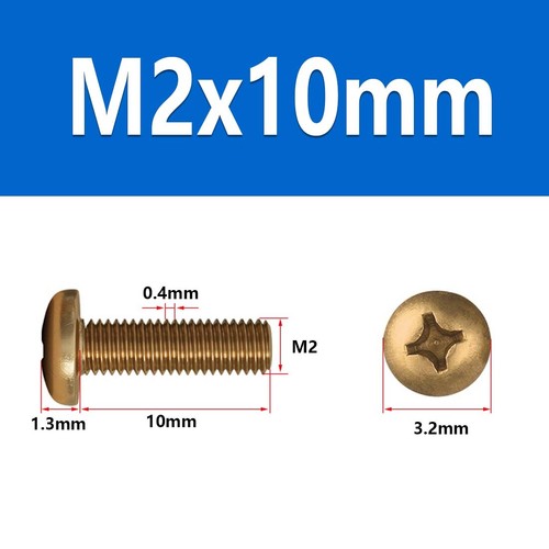 M2 M2,5 M3 M4 M5 M6 M8 Kreuzschlitz Pan Button Head Maschinenschrauben Kreuzantrieb Schrauben - Bild 16 von 79