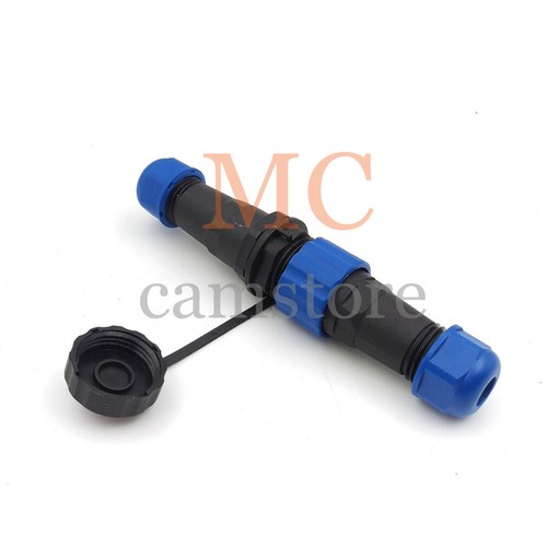 SD16 2 3 4 5 6 7 9Pin Docking Cable Coupler Pair IP68 Waterproof Connector 250V - Picture 4 of 14