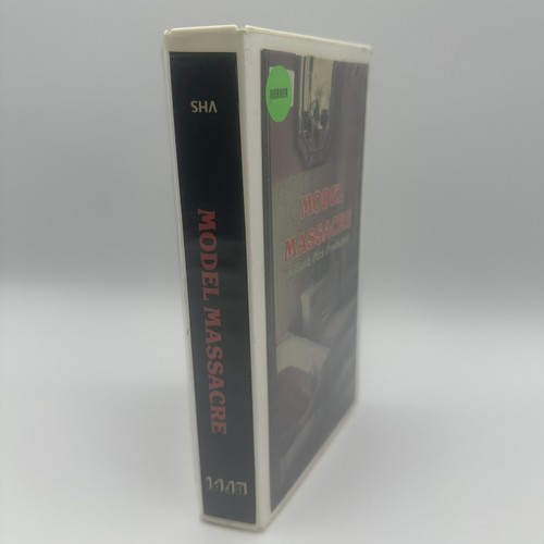 Model Massacre aka Color me red VHS big box Horror Shock Herschell Gordon Lewis - Picture 2 of 5