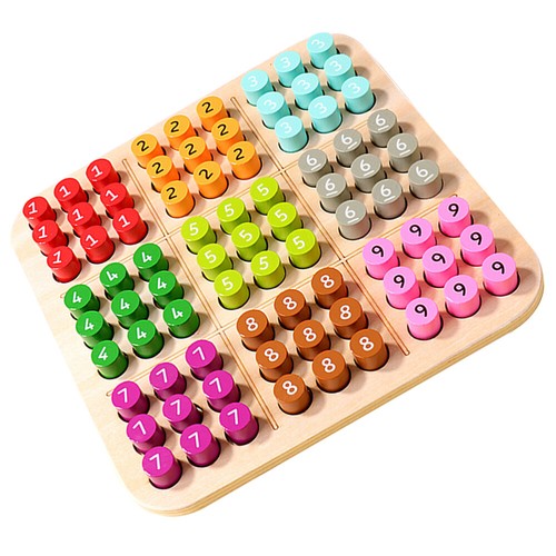 Sudoku-Spielzeug Passendes Schachspielzeug Holz Arithmetik-Sudoku Kind - Bild 11 von 12
