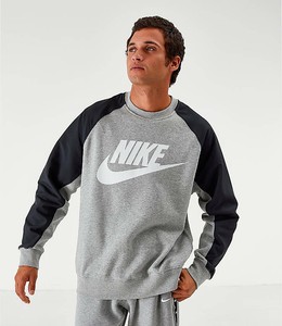 nike hybrid crew sweatshirt