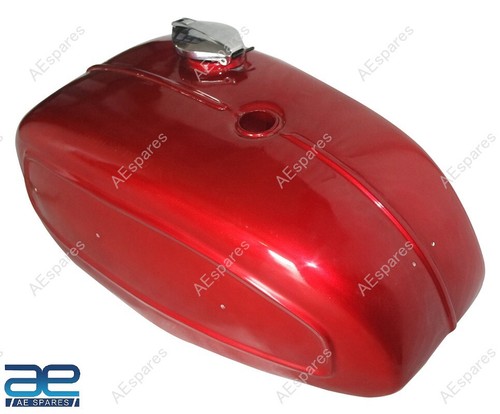 Petrol Gas Fuel Tank Steel Cherry Painted For BSA Rocket 3 Mk1 - Bild 8 von 9