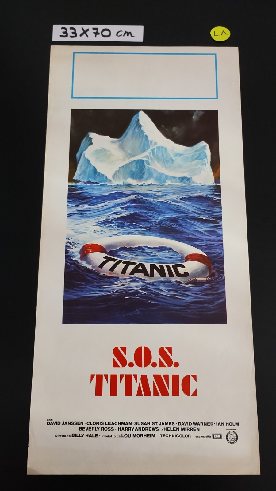 Locandina originale film Titanic (1953) - Regia di Jean Negulesco