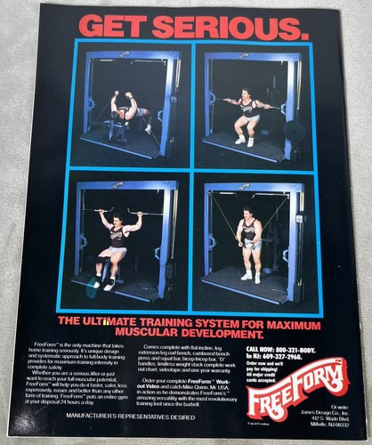 Natural Physique January 1989 Vol 2 No 1 Magazine Bodybuilding Mike Ashley - Picture 3 of 8