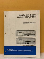 EG&G M5207/8;3/86;1M;B&R Model 5207 & 5208 Lock-In Amplifiers Instruction Manual