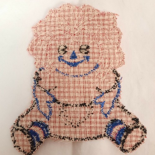 Vintage Raggedy Ann Gingham Patch - Bild 2 von 2