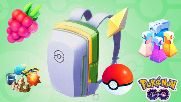 Pokemon Go refill item bag -- Objetos Pokémon go -- Sac d’article...