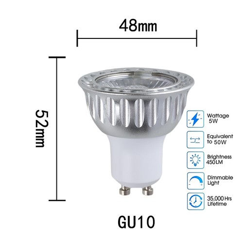 Dimmable Dc24v Led Spotlight 36degree-beam-angle Bulb Red Blue Green 3000k 4500k - Picture 23 of 25