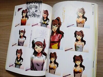 PERSONA 4 P4 Obras Oficiais de Design Settei SHIGENORI SOEJIMA Livro de  Arte EB87*