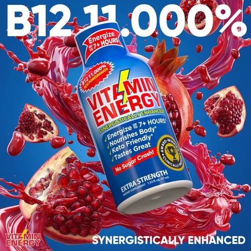 (24 Pack) Vitamin Energy® B12 11,000% Acai Energy Shots, Clinically Proven - Picture 4 of 4