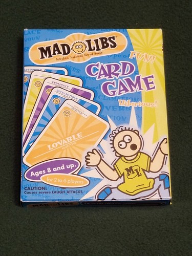 Mad Libs Card Game Penguin Putnam Games Family Fun Night 2-6 players ages 8 & up - Picture 6 of 6