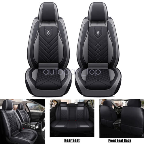 Full Surround Set For Toyota Car 5-Seat Cover Faux Leather Cushion Covers - Picture 4 of 14