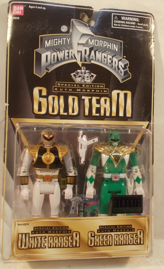 Mighty Morphin Power Rangers Auto Morphin Gold Team 5 Mighty Morphin Power Rangers Auto Morphin Gold Team 5