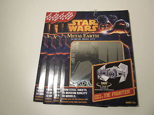 Darth-Vader-Tie-Fighter-Authentic-Star-Wars-3D-Steel-Model-Metal-Earth-MMS253