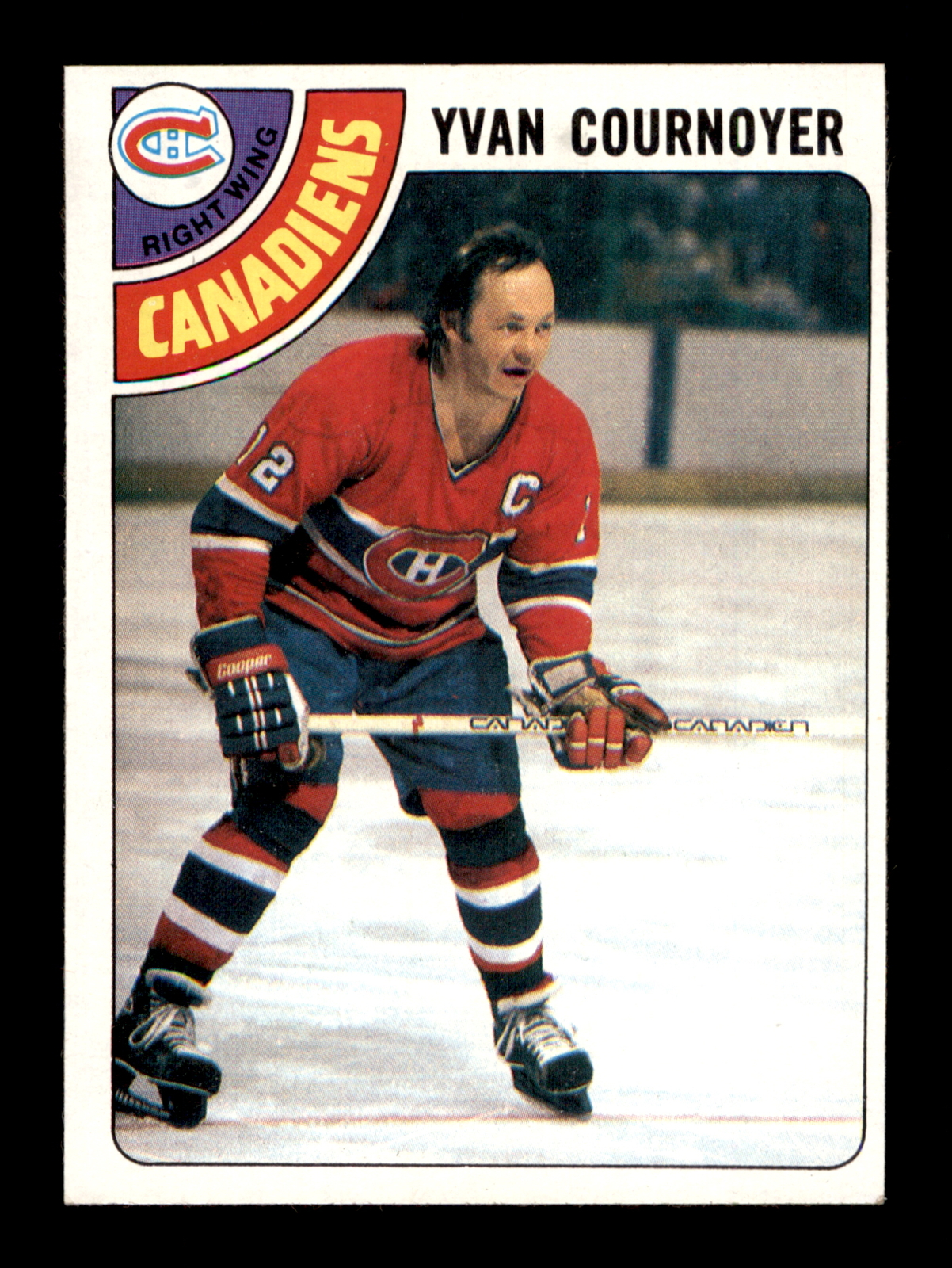 1978-79 Topps #60 Yvan Cournoyer - Crease Free