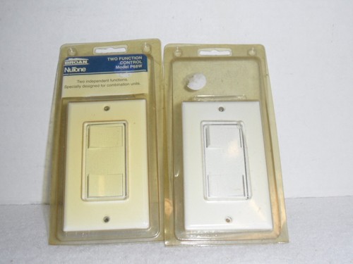 Broan NuTone Two Function Control P68W  Lot of 2 - Picture 1 of 6